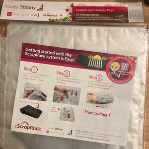 Totally Tiffany ScrapRack Straight Eight Storage Pages